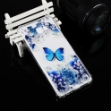 Etui Slim Art Samsung Galaxy J4+ J415 / J4 Prime niebieski motyl i kwiat