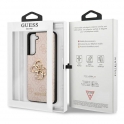 Oryginalne Etui SAMSUNG GALAXY S21 FE Guess Hardcase 4G Big Metal Logo (GUHCS21FE4GMGPI) różowe