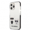 Oryginalne Etui IPHONE 13 PRO Karl Lagerfeld Hardcase Karl&Choupette białe