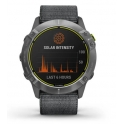 Smartwatch Garmin Enduro Stal z szarym paskiem nylonowym UltraFit 010-02408-00