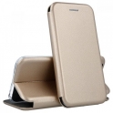 Etui SAMSUNG GALAXY A12 / M12 portfel z klapką skóra ekologiczna Flip Elegance złote