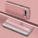Etui z klapką Clear View Cover HUAWEI Y6 2019  różowe