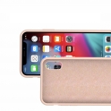 Etui Silicone Case elastyczne silikonowe HUAWEI Y6 2018 różowe