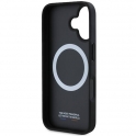 Mercedes Oryginalne Etui IPHONE 16 PLUS BMW Hardcase Carbon Tricolor Line MagSafe (BMHMP16M23PUDTK) czarne