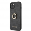 Oryginalne Etui IPHONE 13 MINI 5,4" Guess Hardcase 4G with Ring Stand GUHCP13S4GMRGR szare