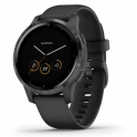 Smartwatch Garmin Vivoactive 4s Czarny z popielatym zapięciem