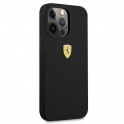 Oryginalne Etui IPHONE 13 PRO MAX Ferrari Hardcase Silicone (FESSIHCP13XBK) czarne