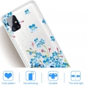 Etui SAMSUNG GALAXY M51 Slim Case Art Pattern Printing TPU Blue Flower