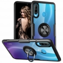 Etui HUAWEI NOVA 5T Pancerne Clear Carbon Ring czarne