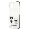 Oryginalne Etui IPHONE 13 Karl Lagerfeld Hardcase Karl & Choupette białe