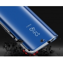 Etui Clear View Cover SAMSUNG J6+ J6 Plus niebieskie