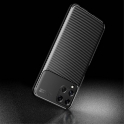 Etui SAMSUNG GALAXY A22 5G Pancerne Shockproof Carbon Fiber granatowe