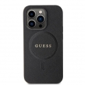 Oryginalne Etui APPLE IPHONE 15 PRO MAX Guess Hardcase Saffiano MagSafe (GUHMP15XPSAHMCK) czarne