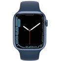 Smartwatch Apple Watch Series 7 GPS 45mm Aluminium niebieski z niebieskim paskiem Sport