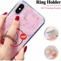 Etui IPHONE 12 MINI Marble Ring Holder Pierścień turkusowe