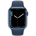 Smartwatch Apple Watch Series 7 GPS 41mm Aluminium niebieski z niebieskim paskiem Sport
