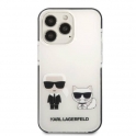 Oryginalne Etui IPHONE 13 PRO MAX Karl Lagerfeld Hardcase Karl & Choupette białe