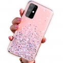 Etui HUAWEI P30 PRO Brokat Cekiny Glue Glitter Case różowe
