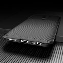 Etui XIAOMI REDMI 9 Pancerne Shockproof Carbon Fiber niebieskie