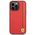 Oryginalne Etui IPHONE 14 PRO Ferrari Hardcase Carbon (FEHCP14LAXRE) czerwone