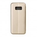 Etui IPHONE 13 PRO portfel z klapką skóra ekologiczna Flip Elegance złote