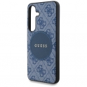 Etui SAMSUNG GALAXY S25+ Guess 4G Round Patch Classic Logo MagSafe niebieskie