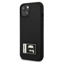Oryginalne Etui IPHONE 13 Karl Lagerfeld Hardcase Ikonik Patch czarne