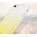 Etui IPHONE XR Brokat Glitter srebrno-złote