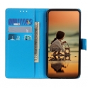 Etui HUAWEI P40 LITE E / Y7p Portfel skórzany z klapką Litchi niebieskie