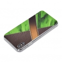 Etui Slim Art IPHONE XS MAX pattern printing kawowo-zielony