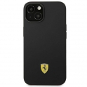 Oryginalne Etui IPHONE 14 Ferrari Hardcase Silicone Metal Logo czarne