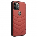 Oryginalne Etui IPHONE 12 / 12 PRO Ferrari Hardcase Off Track Quilted (FEHQUHCP12MRE) czerwone