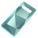Etui 3D Lustro Mirror Obudowa Diamond Stone SAMSUNG GALAXY S10e turkusowe