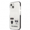 Oryginalne Etui IPHONE 13 MINI Karl Lagerfeld Hardcase Karl&Choupette białe