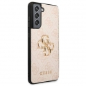 Oryginalne Etui SAMSUNG GALAXY S21 FE Guess Hardcase 4G Big Metal Logo (GUHCS21FE4GMGPI) różowe