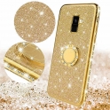 Etui Diamond Ring Glitter Brokat SAMSUNG GALAXY S10e złote