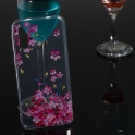 Etui Slim case Art SAMSUNG GALAXY A40 różowy kwiat