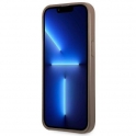 Etui IPHONE 13 PRO Guess Hardcase 4G Triangle Logo Cardslot (GUHCP13LP4TPW) brązowe