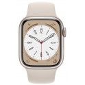 Smartwatch Apple Watch Series 8 GPS+ Cellular 45mm Aluminium księżycowa poświata z paskiem księżycowa poświata pasek Sport MNK73FD/A