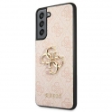Oryginalne Etui SAMSUNG GALAXY S21 FE Guess Hardcase 4G Big Metal Logo (GUHCS21FE4GMGPI) różowe