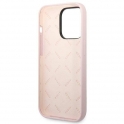 Etui IPHONE 14 PRO Guess Hardcase Silicone Triangle fioletowe