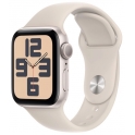 Smartwatch Apple Watch SE 2023 GPS 44mm Aluminium księżycowa poświata z paskiem sport  księżycowa poświata S/M MRE43