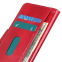 Etui SAMSUNG GALAXY A71 Skórzane z klapką portfel Flip Magnet czerwone
