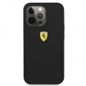 Oryginalne Etui IPHONE 13 PRO Ferrari Hardcase Silicone (FESSIHCP13LBK) czarne