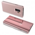 Etui z klapką Clear View Cover HUAWEI Y6 2019  różowe