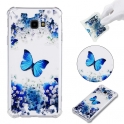Etui Slim Art Samsung Galaxy J4+ J415 / J4 Prime niebieski motyl i kwiat