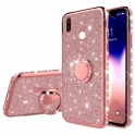 Etui Diamond Ring Brokat XIAOMI REDMI NOTE 7 różowe