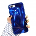 Etui 3D Lustro Mirror Obudowa Diamond Stone SAMSUNG GALAXY S10e niebieskie