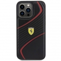 Oryginalne Etui APPLE IPHONE 15 PRO MAX Ferrari Hardcase Twist Metal Logo (FEHCP15XPTWK) czarne