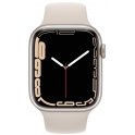 Smartwatch Apple Watch Series 7 GPS 45mm Aluminium księżycowaj poświata z księżycowaj poświata paskiem Sport